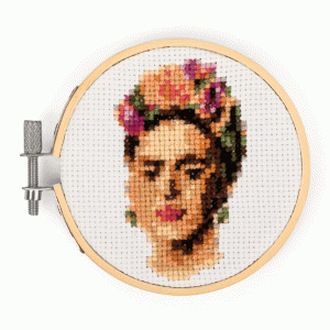 GG267 Mini Cross Stitch Embroidery Kit - Frida